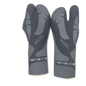 Xcel Wetsuit Gloves 5mm Infiniti 3 Finger Claw For Surfing ‎AN057380 - Black XXS